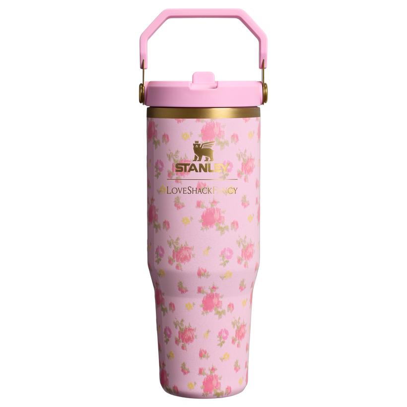 Stanley 1913 x LoveShackFancy IceFlow™ Flip Straw Tumbler - Travel Clean Bottle - Easy Pick