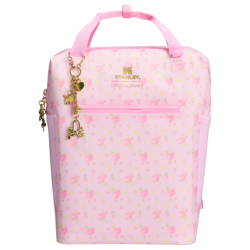 Stanley 1913 x LoveShackFancy All Day Madeleine Mini Cooler Backpack - Outdoor Use Pack - Classic Set
